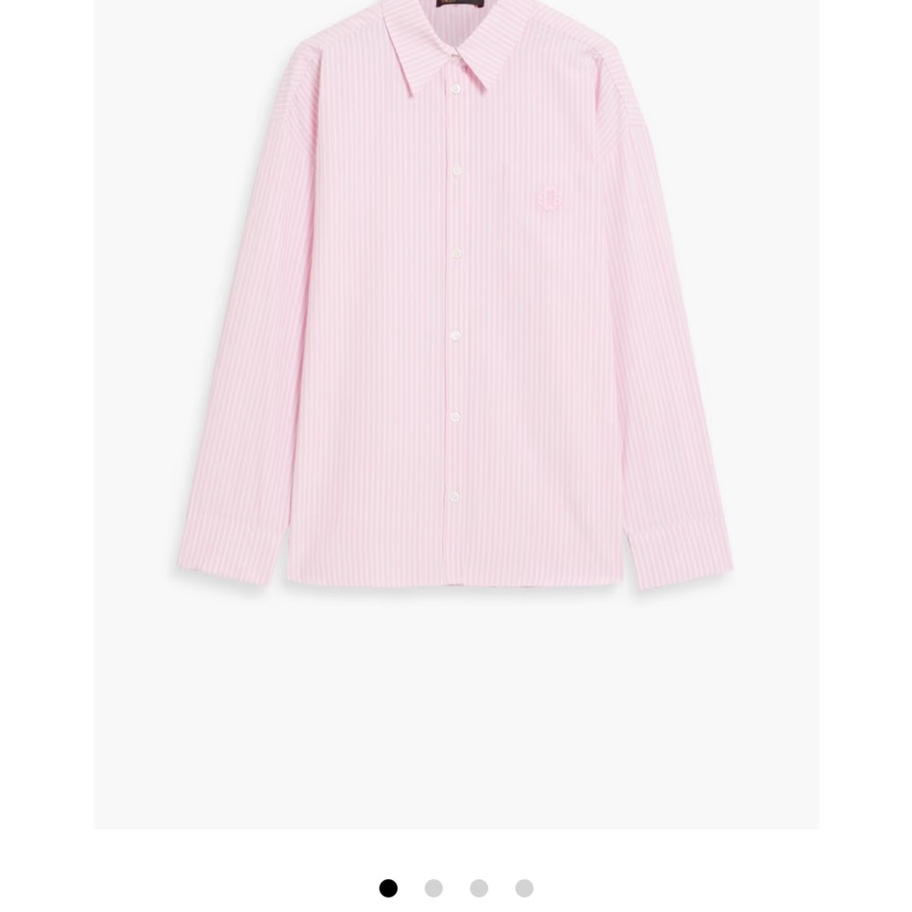 Maje Pink Striped Shirt size 3/8US